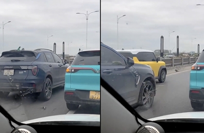 Clip TNGT: Lynk & Co 01 thử độ cứng của Bé Ba - VinFast VF 3