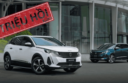 Triệu hồi Peugeot 3008 và 5008 do lỗi tựa đầu