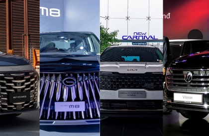 Lựa chọn nào với BYD M9, GAC M8, KIA Carnival Hybrid và Volkswagen Viloran?