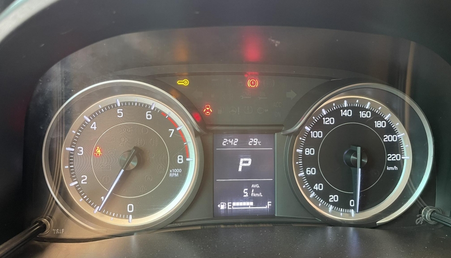 Suzuki Ertiga hiện cảnh báo chìa khóa là lỗi gì?