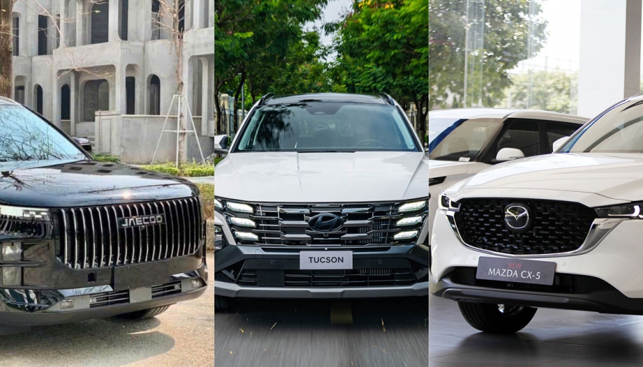 Crossover AWD hạng C: Jaecoo J7, Hyundai Tucson và Mazda CX-5 - Đâu là lựa chọn của bạn?