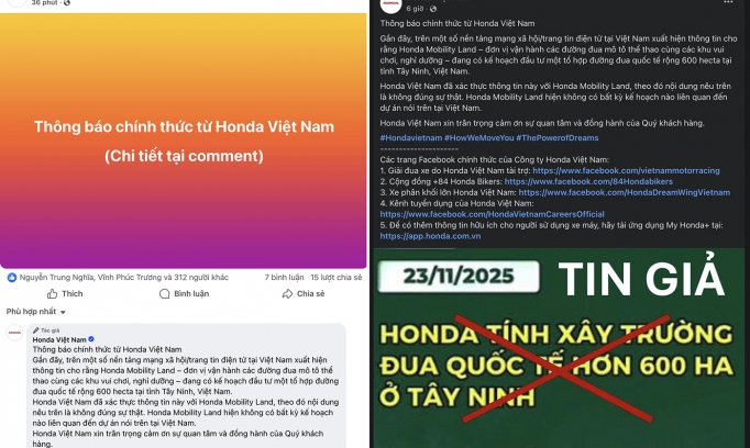 Honda Việt Nam: Thông tin xây dựng trường  đua quốc tế tại Tây Ninh là không đúng sự thật