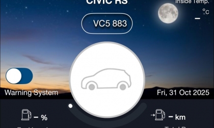 Sao app Honda của em không bật tắt xe Civic từ xa được?