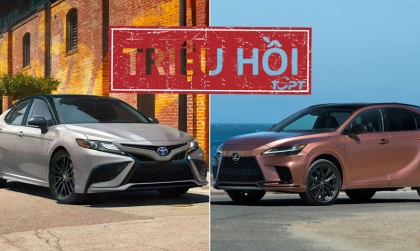 Triệu hồi hơn 1,1 triệu xe Toyota và Lexus do lỗi camera lùi