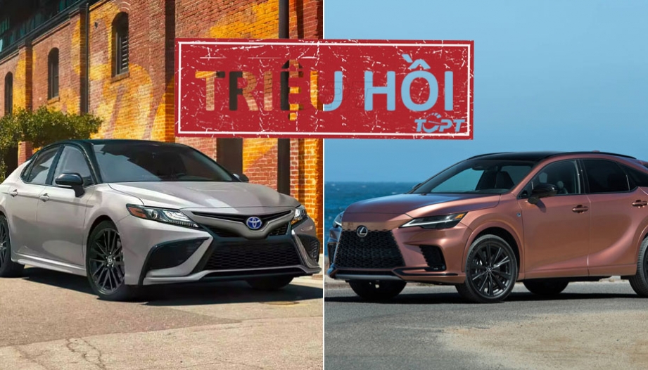 Triệu hồi hơn 1,1 triệu xe Toyota và Lexus do lỗi camera lùi