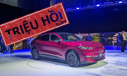 Triệu hồi Ford Mustang Mach-E do lỗi đèn pha