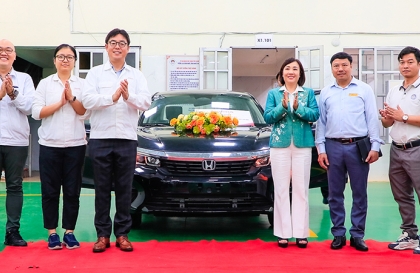 Đóng góp xã hội: Honda Việt Nam tặng ô tô và xe máy cho 16 trường Cao đẳng hỗ trợ giảng dạy