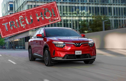 Xe Xanh: Mở rộng triệu hồi VinFast VF 8 do lỗi hệ thống ADAS