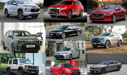 Thị trường ô tô Việt Nam: Top 10 mẫu xe bán ít nhất tháng 11/2025