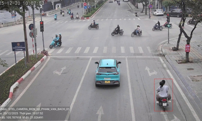 Danh sách 180 người vi phạm giao thông bị camera AI phát hiện trong ngày 20/12 tại nội đô Hà Nội và cao tốc Nội Bài - Lào Cai