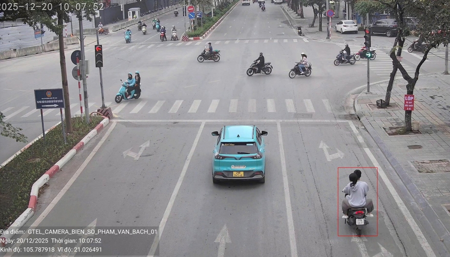 Danh sách 180 người vi phạm giao thông bị camera AI phát hiện trong ngày 20/12 tại nội đô Hà Nội và cao tốc Nội Bài - Lào Cai