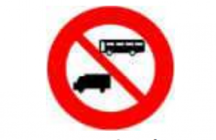 Nhóm biển báo cấm: Biển số P.107 có ý nghĩa gì?