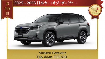 Subaru Forester thế hệ mới giành giải thưởng Xe của Năm tại Nhật Bản