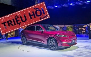 Triệu hồi Ford Mustang Mach-e tại Việt Nam vì lỗi đèn pha và Mô-đun điều khiển hệ thống truyền động