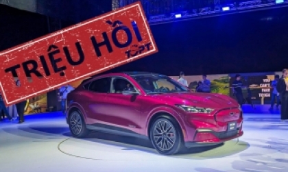Triệu hồi Ford Mustang Mach-e tại Việt Nam vì lỗi đèn pha và Mô-đun điều khiển hệ thống truyền động