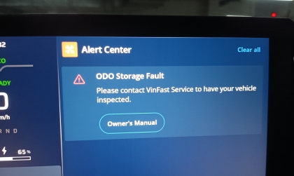 VinFast VF 3 báo lỗi ODO Storage là sao các bác?