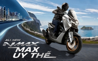 Thế giới 2 bánh: Yamaha Nmax 155 thế hệ mới – đột phát với công nghệ điều khiển hộp số mới 