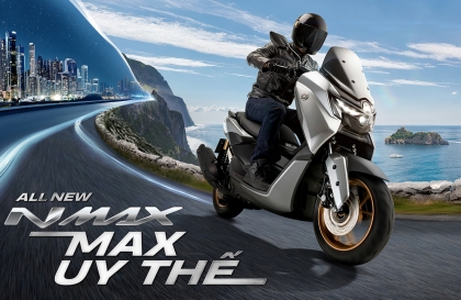 Thế giới 2 bánh: Yamaha Nmax 155 thế hệ mới – đột phát với công nghệ điều khiển hộp số mới 