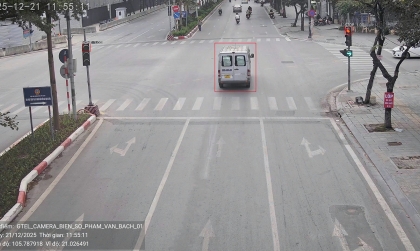 Danh sách 135 người vi phạm giao thông bị camera AI phát hiện trong ngày 21/12 tại nội đô Hà Nội và cao tốc Nội Bài - Lào Cai
