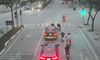 Danh sách 119 phương tiện vi phạm giao thông được camera AI ghi lại tại nội đô Hà Nội và cao tốc Nội Bài - Lào Cai