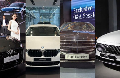 Audi A6, BMW 5 Series, Mercedes-Benz E-Class và Volvo S90: Cuộc chiến sedan hạng sang cỡ trung tại Việt Nam