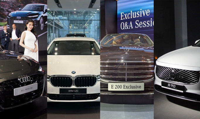Audi A6, BMW 5 Series, Mercedes-Benz E-Class và Volvo S90: Cuộc chiến sedan hạng sang cỡ trung tại Việt Nam