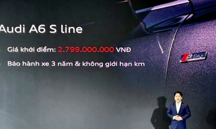 Audi A6 thế hệ mới sẵn sàng có mặt tại Việt Nam, khởi điểm từ 2,799 tỷ đồng