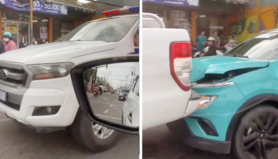 Clip TNGT: Tài xế VinFast VF e34 đâm vào đuôi xe khác nhưng nhất quyết không cần gọi CSGT