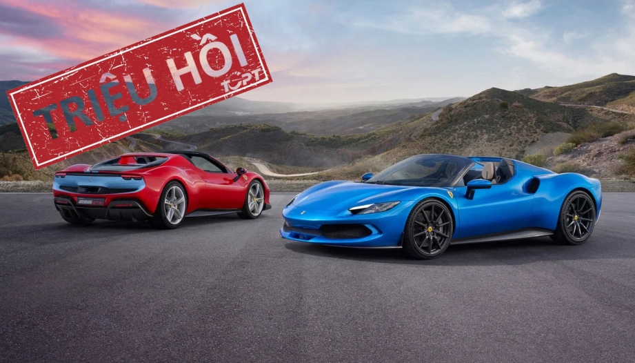 Ferrari triệu hồi bộ đôi 296 GTB và 296 GTS có nguy cơ cháy xe