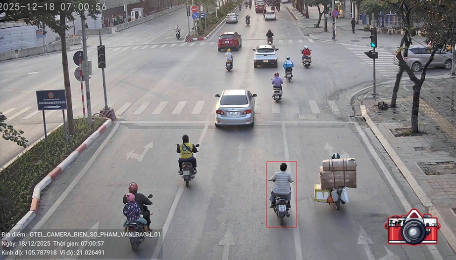 Danh sách 113 người vi phạm giao thông bị camera AI phát hiện trong ngày 18/12 tại nội đô Hà Nội và cao tốc Nội Bài - Lào Cai