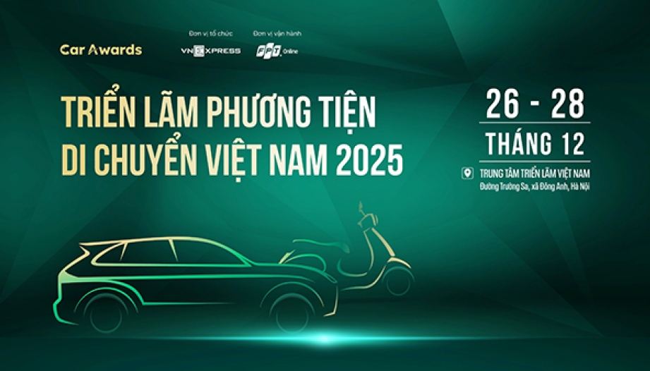 Car Awards 2025 sẽ được tổ chức tại trung tâm Triển lãm Việt Nam (VEC) từ 26 đến 28/12/2025