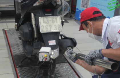 Hơn 70 triệu mô tô, xe máy đang lưu hành phải kiểm định khí thải từ 30/6/2026