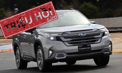 Triệu hồi Subaru Forester do lỗi ty chống cửa cốp sau
