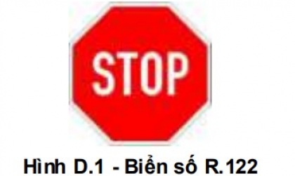 Nhóm biển hiệu lệnh: Biển số R.122 có ý nghĩa gì?