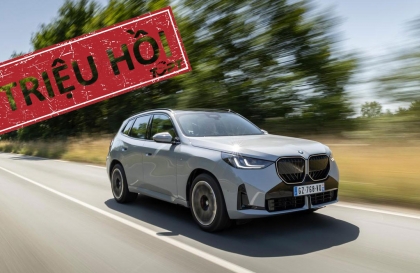 BMW X3 phải triệu hồi toàn cầu do lỗi hệ thống lái