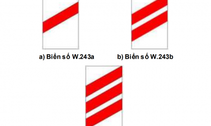 Nhóm biển báo nguy hiểm và cảnh báo: Biển số W.243 có ý nghĩa gì?