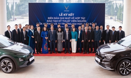 Đóng góp xã hội: 30 trường đại học, cao đẳng kết hợp cùng VinFast chuẩn hoá đào tạo nhân lực ngành ô tô điện