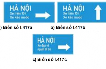 Nhóm biển chỉ dẫn: Biển số I.417 có ý nghĩa gì?
