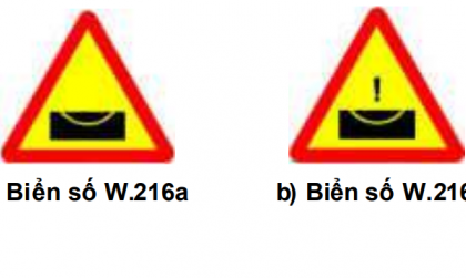 Nhóm biển báo nguy hiểm và cảnh báo: Biển số W.216 có ý nghĩa gì?