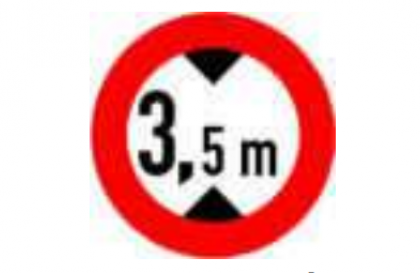 Nhóm biển báo cấm: Biển số P.117 có ý nghĩa gì?