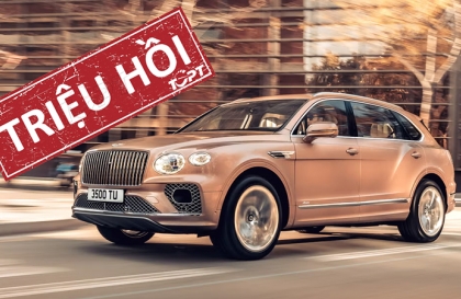 Triệu hồi Bentley Bentayga PHEV vì quá nhiệt khi sạc