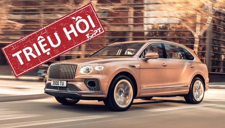 Triệu hồi Bentley Bentayga PHEV vì quá nhiệt khi sạc