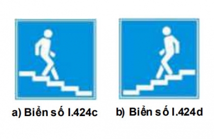 Nhóm biển chỉ dẫn: Biển số I.424 (c,d) có ý nghĩa gì?