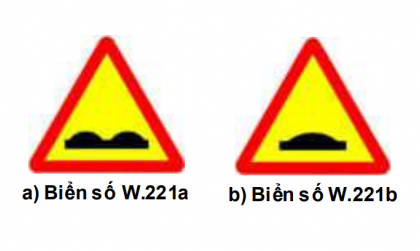 Nhóm biển báo nguy hiểm và cảnh báo: Biển số W.221 có ý nghĩa gì?