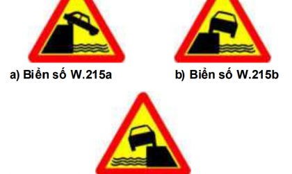 Nhóm biển báo nguy hiểm và cảnh báo: Biển số W.215 có ý nghĩa gì?