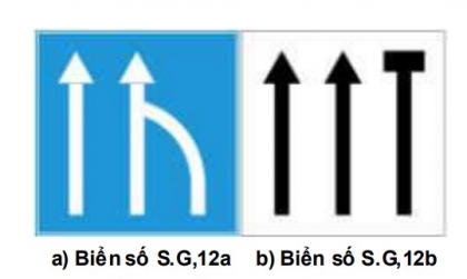 Nhóm biển phụ: Biển số S.G,12 có ý nghĩa gì?