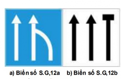 Nhóm biển phụ: Biển số S.G,12 có ý nghĩa gì?