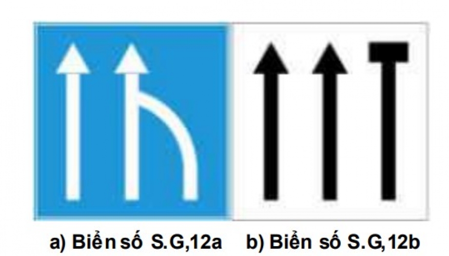 Nhóm biển phụ: Biển số S.G,12 có ý nghĩa gì?