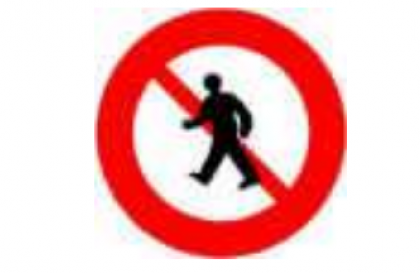 Nhóm biển báo cấm: Biển số P.112 có ý nghĩa gì?