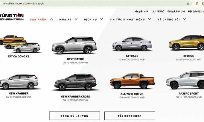 Mitsubishi Motor Việt Nam âm thầm gạch tên Outlander khỏi danh mục sản phẩm